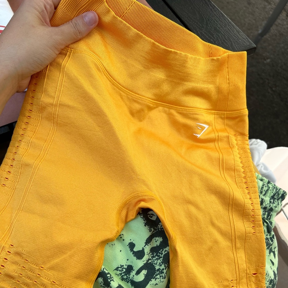 Yellow glow shorts